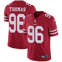 Nike 49ers -96 Solomon Thomas Red Team Color Stitched NFL Vapor Untouchable Limited Jersey