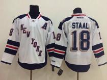 New York Rangers -18 Marc Staal White 2014 Stadium Series Stitched NHL Jersey