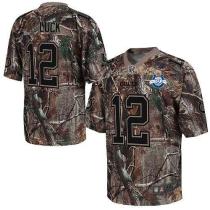Nike Indianapolis Colts #12 Andrew Luck Camo With 30TH Seasons Patch Men's Stitched NFL Realtree Eli