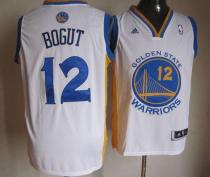 Golden State Warriors -12 Andrew Bogut White Stitched NBA Jersey