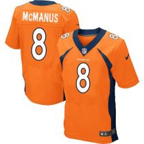 Nike Denver Broncos #8 Brandon McManus Orange Team Color Men's Stitched NFL New Elite Jersey