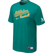 Oakland Athletics Green Nike Short Sleeve Practice T-Shirt