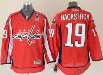 Washington Capitals -19 Nicklas Backstrom Red Stitched NHL Jersey