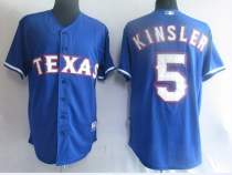 Texas Rangers #5 Ian Kinsler Stitched Blue MLB Jersey