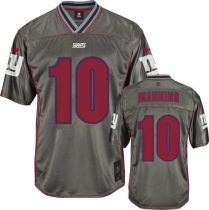 Nike New York Giants #10 Eli Manning Grey Men's Stitched NFL Elite Vapor Jersey