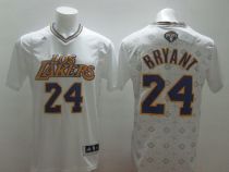 Los Angeles Lakers -24 Kobe Bryant White New Latin Nights Stitched NBA Jersey