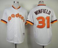 San Diego Padres #31 Dave Winfield White 1984 Turn Back The Clock Stitched MLB Jersey