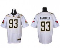 Nike Arizona Cardinals -93 Calais Campbell White 2016 Pro Bowl Men's Stitched NFL Elite Jersey