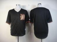 Detroit Tigers Blank Black Fashion Stitched MLB Jersey