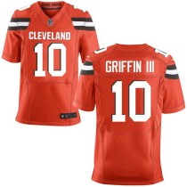 Nike Cleveland Browns -10 Robert Griffin III Orange Alternate Stitched NFL New Elite Jersey