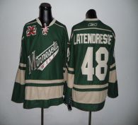 Minnesota Wild -48 Latendresse Green With 10TH Patch Stitched NHL Jersey