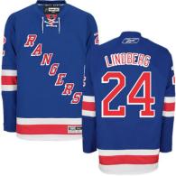 New York Rangers -24 Oscar Lindberg Blue Stitched NHL Jersey