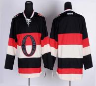 Ottawa Senators Blank Black Third Stitched NHL Jersey