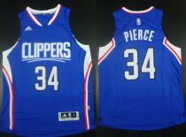 Los Angeles Clippers -34 Paul Pierce Blue Stitched NBA Jersey