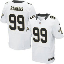 Nike Saints -99 Sheldon Rankins White Stitched NFL Elite Jersey