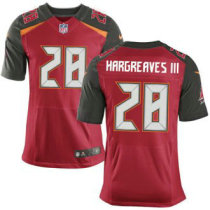 Nike Buccaneers -28 Vernon Hargreaves III Red Team Color Stitched NFL New Elite Jersey