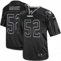 Nike Oakland Raiders -52 Khalil Mack Lights Out Black NFL Elite Jersey
