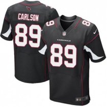 Nike Arizona Cardinals -89 Carlson Jersey Black Elite Alternate Jersey