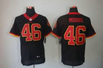 Nike Redskins -46 Alfred Morris Black Stitched NFL Elite Jersey