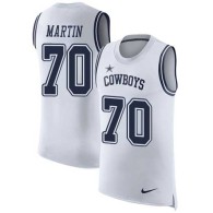 Nike Cowboys -70 Zack Martin White Stitched NFL Limited Rush Tank Top Jersey