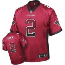 Nike Falcons 2 Matt Ryan Red Team Color Stitched NFL Elite Drift Fashion Jersey