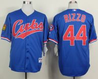 Chicago Cubs -44 Anthony Rizzo Blue 1994 Turn Back The Clock Stitched MLB Jersey