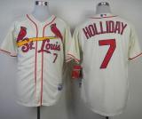 St Louis Cardinals #7 Matt Holliday Cream Cool Base Stitched MLB Jersey