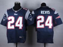 Nike New England Patriots -24 Darrelle Revis Navy Blue Team Color Mens Stitched NFL Elite Jersey