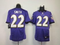 Nike Ravens -22 Jimmy Smith Purple Team Color Stitched NFL Elite Jersey