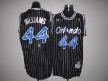 Mitchell And Ness Orlando Magic -44 Jason Williams Stitched Black Throwback NBA Jersey