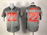 Nike Buccaneers -22 Doug Martin Grey Shadow With MG Patch Stitched NFL Elite Jersey