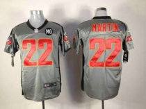 Nike Buccaneers -22 Doug Martin Grey Shadow With MG Patch Stitched NFL Elite Jersey