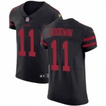 Nike 49ers -11 Marquise Goodwin Black Alternate Stitched NFL Vapor Untouchable Elite Jersey