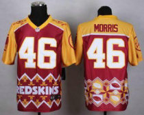 Nike Washington Redskins -46 Alfred Morris Burgundy Red NFL Elite Noble Fashion Jersey