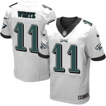 Nike Philadelphia Eagles -11 Carson Wentz White Stitched NFL New Elite Jersey
