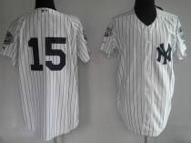 New York Yankees -15 Thurman Munson Stitched White MLB Jersey