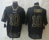 New Nike New Orleans Saints 10 Cooks Lights Out Black Elite Jerseys