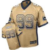 Nike St Louis Rams -99 Aaron Donald Gold Men's Stitched NFL Elite Drift Fashion Jersey