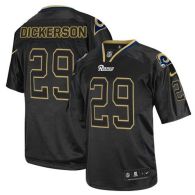 Nike St Louis Rams -29 Eric Dickerson Lights Out Black Men's Stitched NFL Elite Jersey