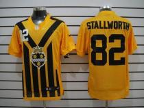 Nike Pittsburgh Steelers #82 John Stallworth Gold 1933s Throwback Men's Stitched NFL Elite Jersey