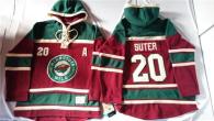 Minnesota Wild -20 Ryan Suter Red Sawyer Hooded Sweatshirt Stitched NHL Jersey