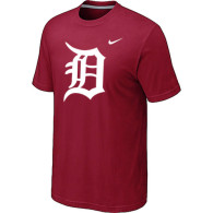 MLB Detroit Tigers Heathered Red Nike Blended T-Shirt