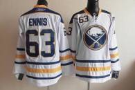 Buffalo Sabres -63 Tyler Ennis White Road Stitched NHL Jersey