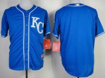 Kansas City Royals Blank Blue Alternate 2 Cool Base Stitched MLB Jersey