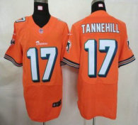 Nike Dolphins -17 Ryan Tannehill Orange Alternate Stitched NFL Elite Jersey