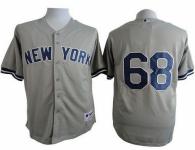 New York Yankees -68 Dellin Betances Grey Cool Base Stitched MLB Jersey