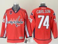 Washington Capitals -74 John Carlson Red 40th Anniversary Stitched NHL Jersey