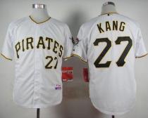 Pittsburgh Pirates #27 Jung-ho Kang White Cool Base Stitched MLB Jersey