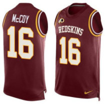 Nike Redskins -16 Colt McCoy Burgundy Red Team Color Stitched NFL Limited Tank Top Jersey