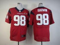 Nike Houston Texans #98 Connor Barwin Red Alternate With 10th Patch Men's Stitched NFL Elite Jersey